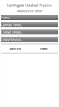 Mobile Screenshot of northgatemedicalpractice.com